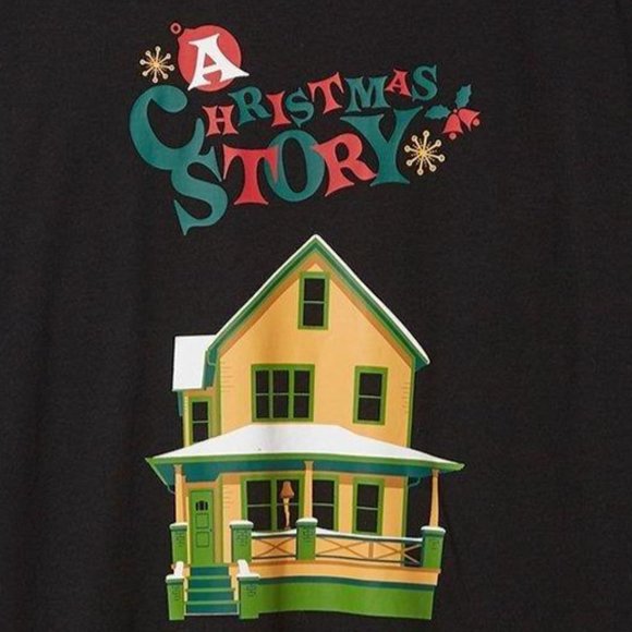 ❤️NWT VINTAGE TORRID TEE A CHRISTMAS STORY RAGLAN HOLIDAY TOP RALPHIE PLUS SIZE - Picture 2 of 8